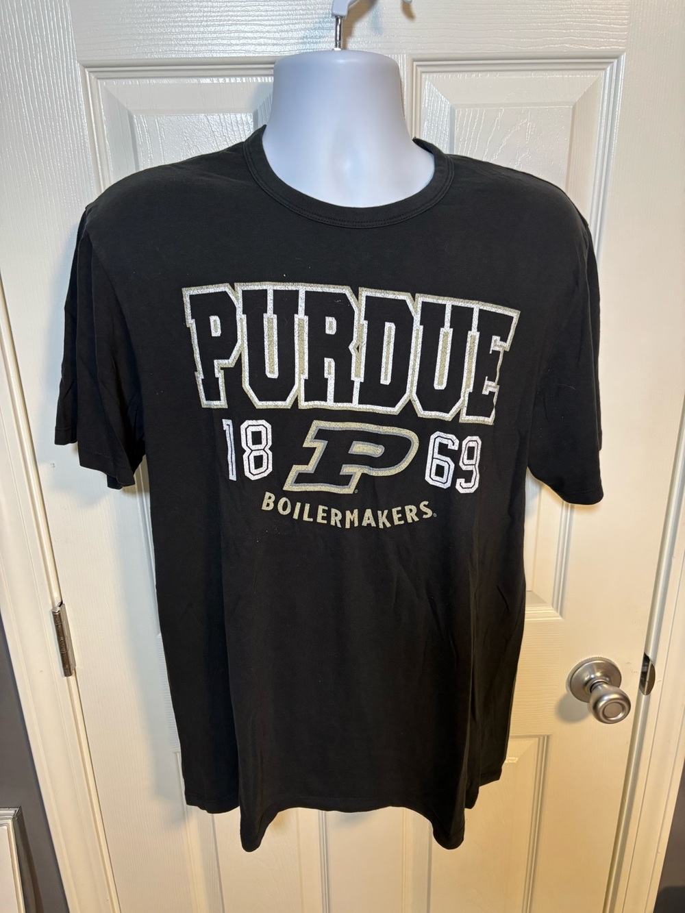Purdue Boilermakers Black Graphic Tee by ‘47 size large